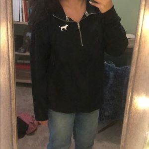 PINK💕 drawstring collar sweater